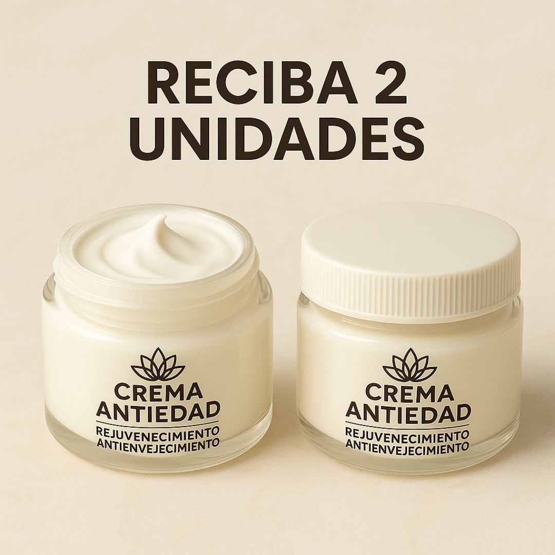 COMPRA 1 Y LLEVA 2 - Crema Rejuvenecedora y Anti-Envejecimiento - PAGUE AL RECIBIR (01)