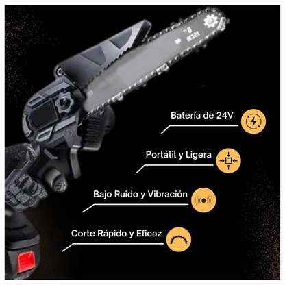 Motosierra Eléctrica a Batería + 1 BATERÍA EXTRA DE REGALO + PAGUE AL RECIBIR - ⏳ ¡Stock limitado! Últimas unidades disponibles.