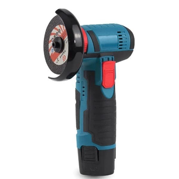 AMOLADORA ANGULAR POWER PLUS - KIT COMPLETO CON 2 BATERÍAS DE REGALO