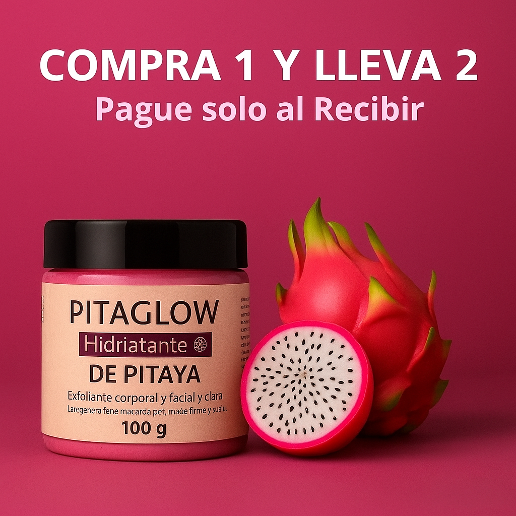 COMPRA 1 Y LLEVA 2 - Crema Pitahaya Rejuvenecedora y Anti-Envejecimiento - PAGUE AL RECIBIR