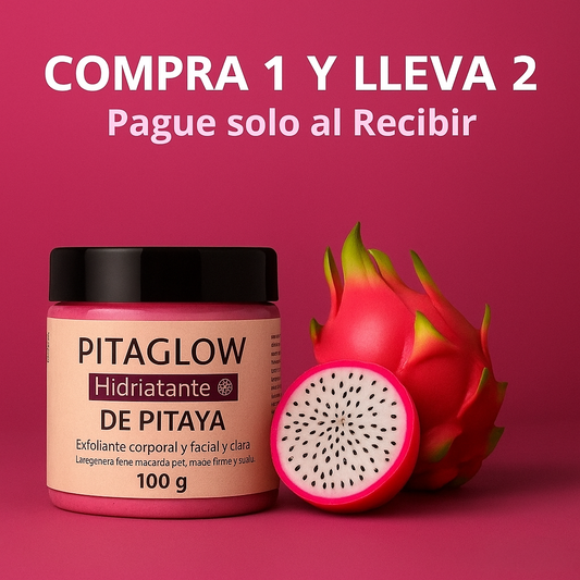 COMPRA 1 Y LLEVA 2 - Crema Pitahaya Rejuvenecedora y Anti-Envejecimiento - PAGUE AL RECIBIR